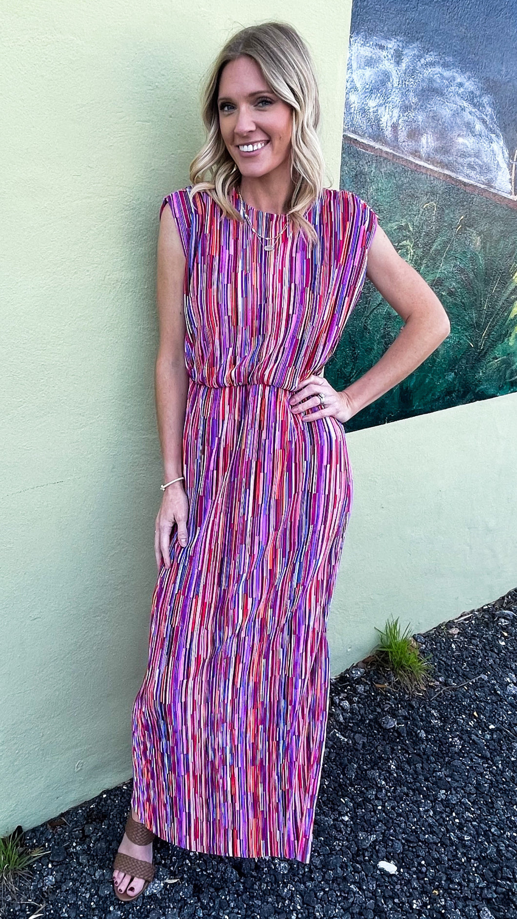 Multi Stripe Maxi