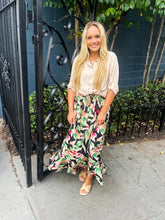 Load image into Gallery viewer, Floral Button Down Maxi Skirt
