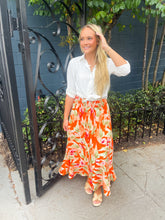 Load image into Gallery viewer, Floral Button Down Maxi Skirt
